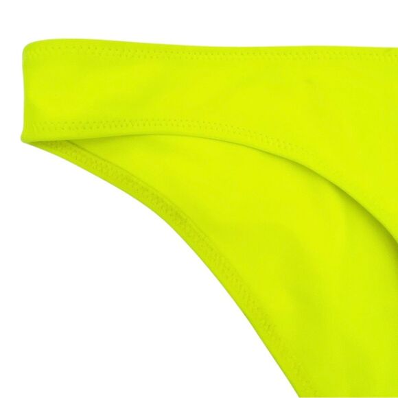 NWT Solid & Striped Bikini Bottom Size XL Fluorescent Yellow The Reagan Bottom - Picture 4 of 12